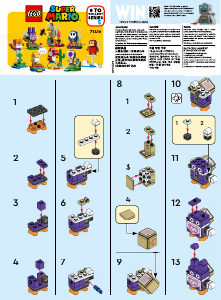 Manual Lego set 71410 Super Mario Character Packs - Nabbit