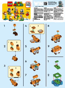 Manual Lego set 71410 Super Mario Character Packs - Waddlewing