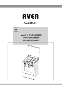 Mode d’emploi AVEA AC66K31I Cuisinière