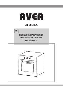 Mode d’emploi AVEA AF66CIXA Four