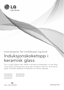 Bruksanvisning LG KA68040F Kokeplate