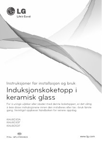 Bruksanvisning LG KA68050F Kokeplate
