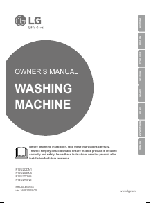 Manual LG F14U2TDN0 Mașină de spălat