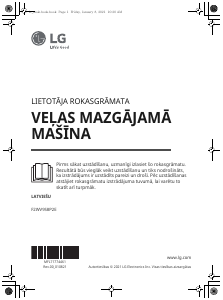 Manual LG F2WV9S8P2E Mașină de spălat