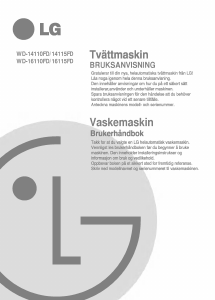 Bruksanvisning LG WD-16110FD Vaskemaskin