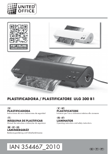 Manual United Office ULG 300 B1 Plastificadora