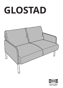 Bruksanvisning IKEA GLOSTAD Soffa