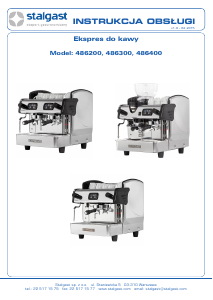 Instrukcja Stalgast 486400 Ekspres do kawy