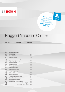 Manual Bosch BGB38BA1 Vacuum Cleaner