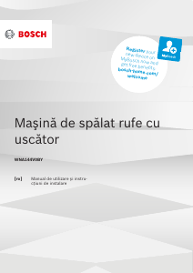 Manual Bosch WNA144V0BY Mașină de spalat cu uscator