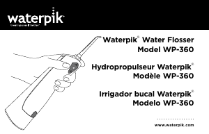 Bruksanvisning Waterpik WP-360 Flosser