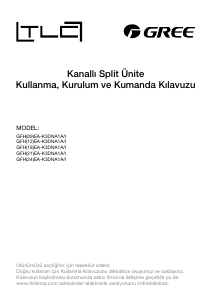 Kullanım kılavuzu Gree GFH(21)EA-K3DNA1A/I Klima