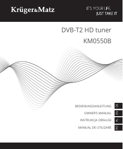 Bedienungsanleitung Krüger and Matz KM0550B Digital-receiver