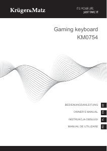 Manual Krüger and Matz KM0759 Tastatură