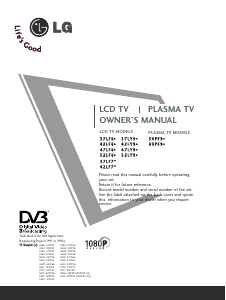 Handleiding LG 42LY95 LCD televisie