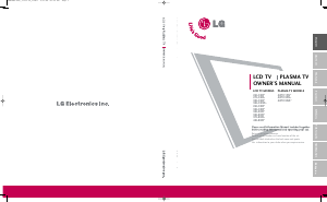 Handleiding LG 32LE2R LED televisie