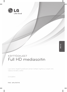 Käyttöohje LG DVX689H Mediasoitin