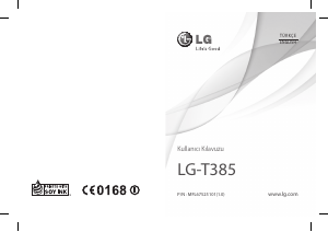 Kullanım kılavuzu LG T385 Cep telefonu