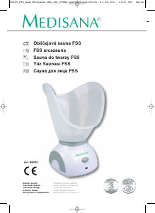 Manuál Medisana FSS Obličejová sauna