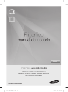 Manual de uso Samsung RT29FARADSA Frigorífico combinado