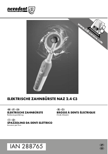 Manuale Nevadent IAN 288765 Spazzolino elettrico