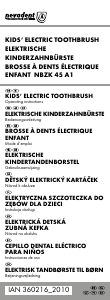 Manual de uso Nevadent IAN 360216 Cepillo de dientes eléctrico