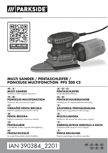 Manuale Parkside IAN 390384 Levigatrice a delta