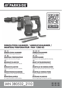 Manual Parkside IAN 380532 Demolition Hammer