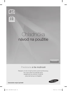 Návod Samsung RT32FARADSP Chladnička s mrazničkou