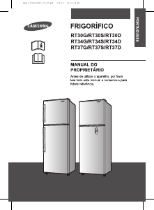 Manual Samsung RT341GBSW Frigorífico combinado