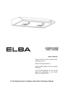 Handleiding Elba 2937/90 MC Afzuigkap