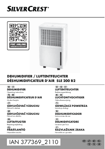 Manual SilverCrest IAN 377369 Dehumidifier