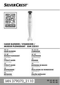 Brugsanvisning SilverCrest IAN 379070 Stavblender