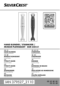 Mode d’emploi SilverCrest IAN 379527 Mixeur plongeant