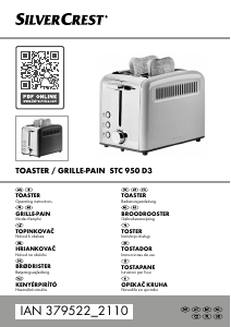 Instrukcja SilverCrest IAN 379522 Toster