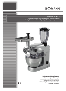 Manual de uso Bomann KM 367 CB Robot de cocina