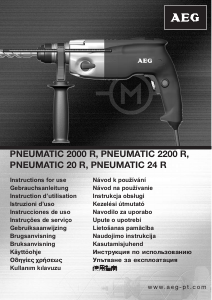 説明書 AEG Pneumatic 20 R インパクトドリル