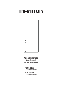 Manual de uso Infiniton FGC-401W Frigorífico combinado