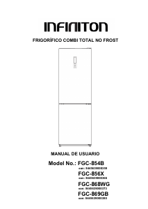 Handleiding Infiniton FGC-856X Koel-vries combinatie