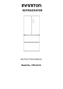 Handleiding Infiniton FRD-801IX Koel-vries combinatie