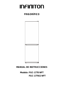 Handleiding Infiniton FGC-1770NFT Koel-vries combinatie