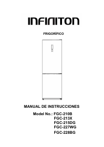 Handleiding Infiniton FGC-210B Koel-vries combinatie