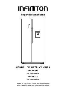 Manual Infiniton SBS-502XD Frigorífico combinado