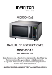 Manual Infiniton MPW-25DAF Micro-onda