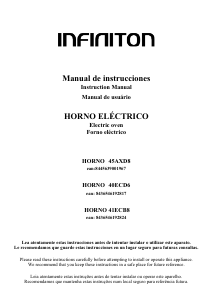 Manual Infiniton 45AXD8 Oven