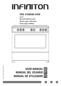 Manual Infiniton CC9090HGCX Fogão