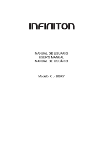 Manual Infiniton CL-189XY Refrigerator