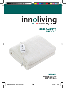 Manuale Innoliving INN-062 Coprimaterasso elettrico