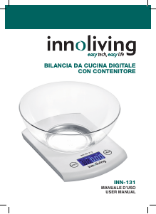 Manual Innoliving INN-131 Kitchen Scale
