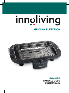 Manual Innoliving INN-870 Table Grill